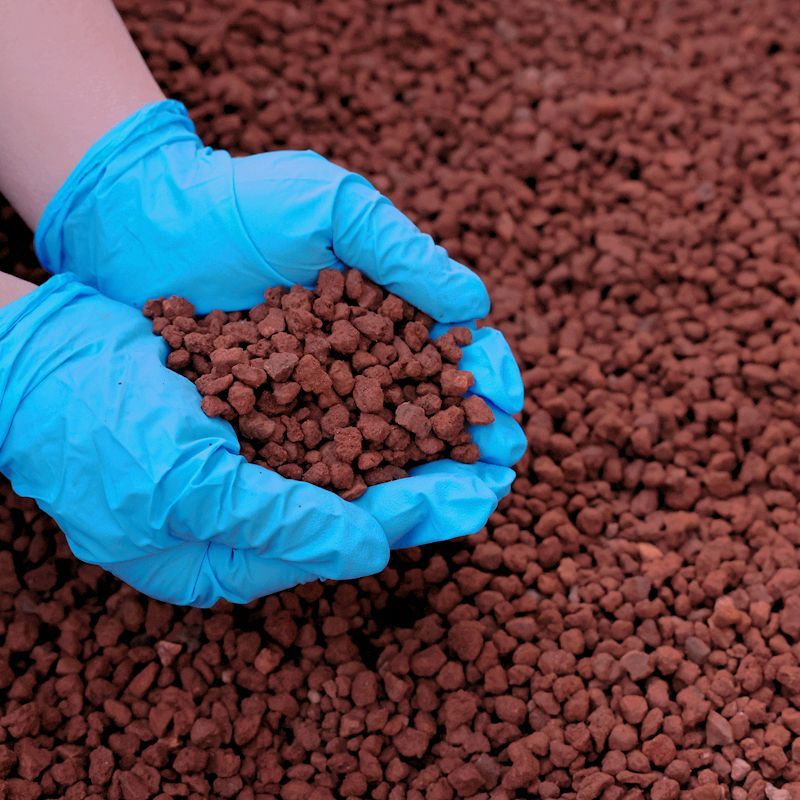 Aquarium Plant Substrate - 1kg de substrato de rocha vulcânica