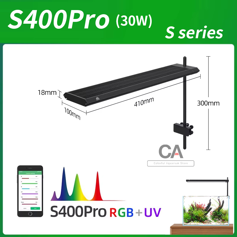 Live Plant Aquarium - Luzes de Aquário WEEK AQUA S