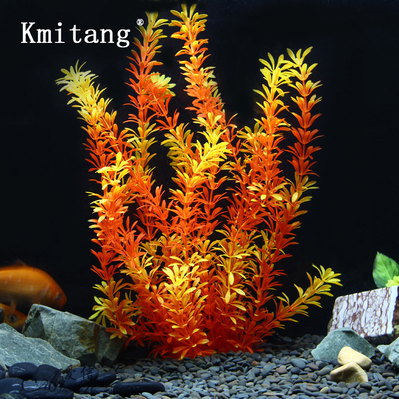 Aquarium Moss - Plantas Tropicais Artificiais de 100cm, Grama