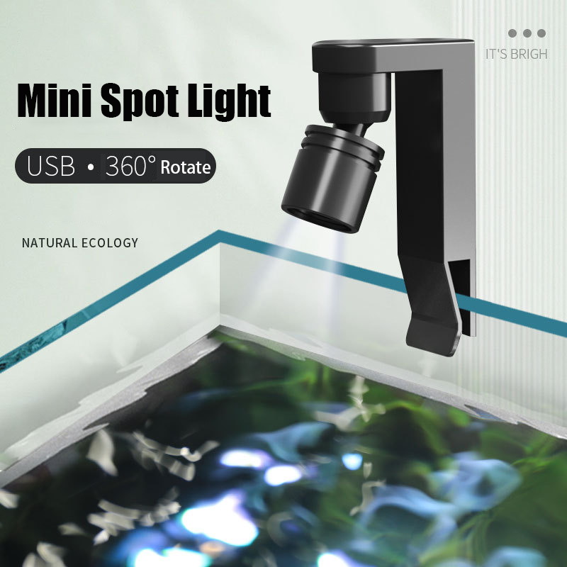 Aquarium Plant Light - Luz de braçadeira usb à prova