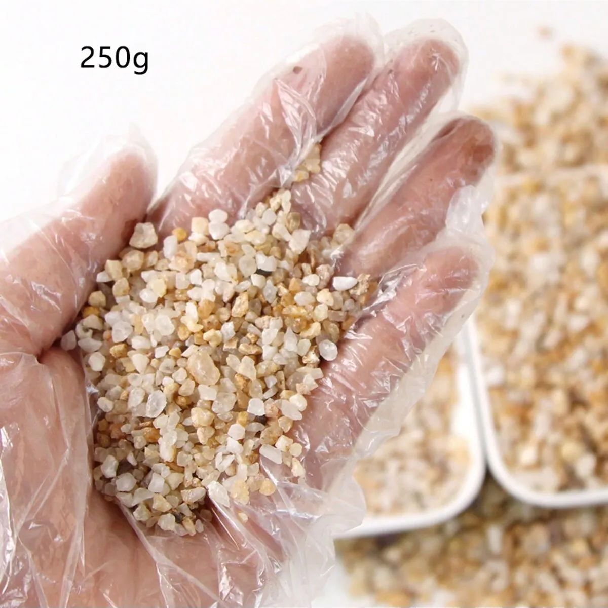 1pc-250g cristais naturais ped - Plant Aquarium Pot avaliação e preço