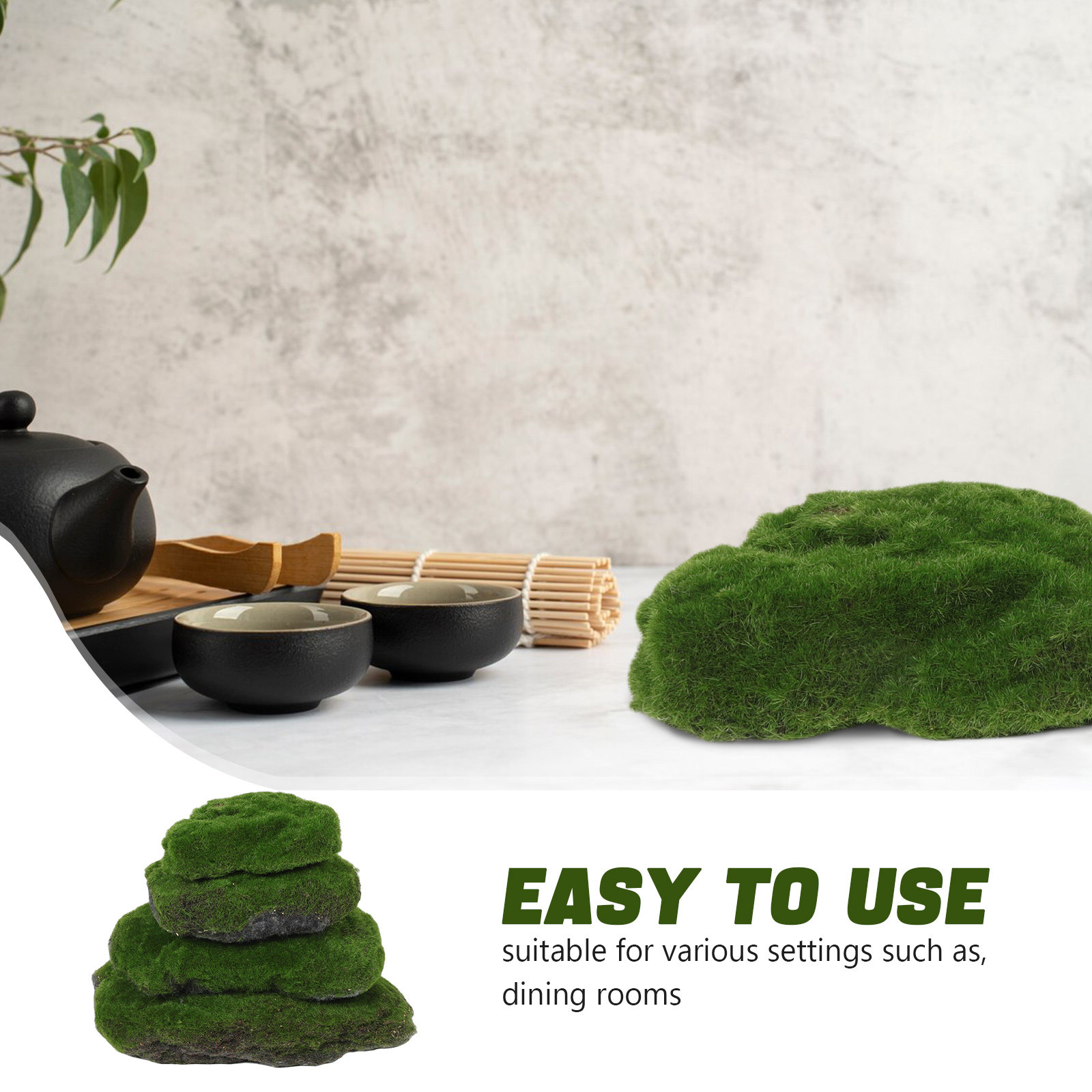 4 peças de pedras decorativas  - Aquarium Moss avaliação e preço
