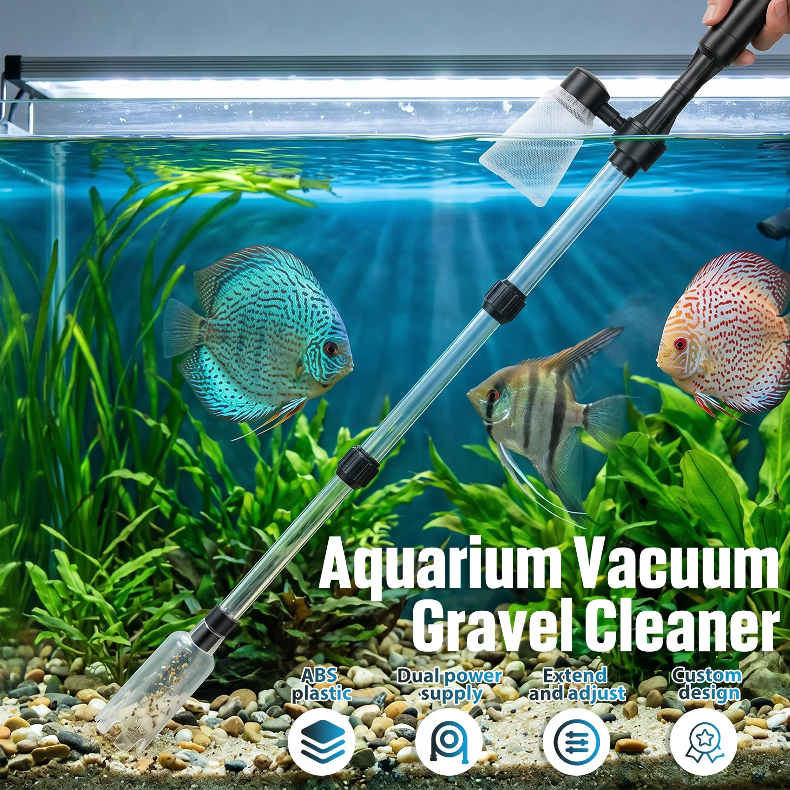 Aspirador de Areia para Aquári - Planted Aquarium Cleaning avaliação e preço