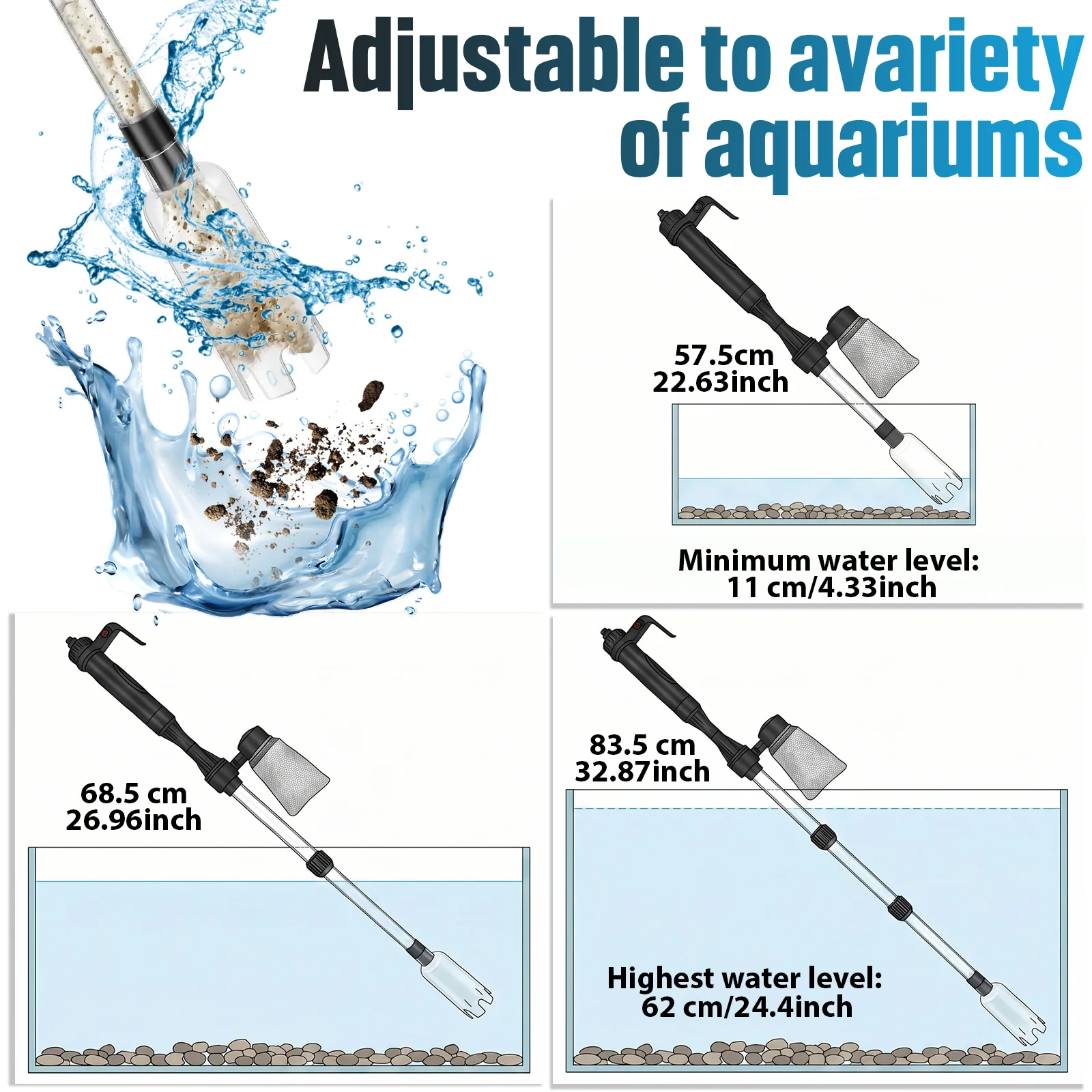 Aspirador de Areia para Aquári - Planted Aquarium Cleaning avaliação e preço