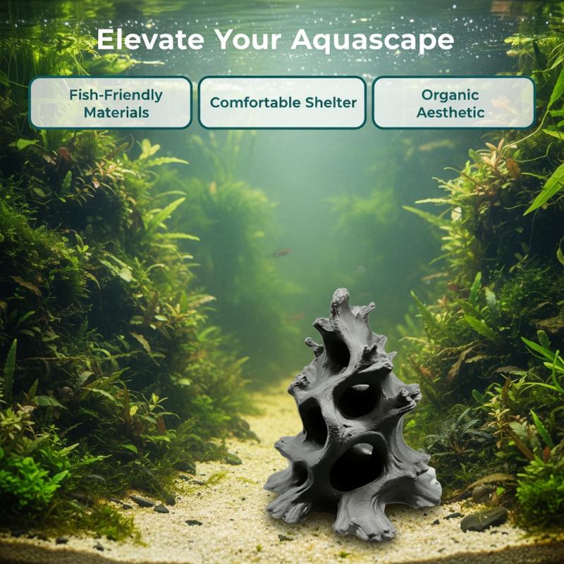 Ornamento de Caverna de Peixe  - Aquarium Plant Substrate avaliação e preço