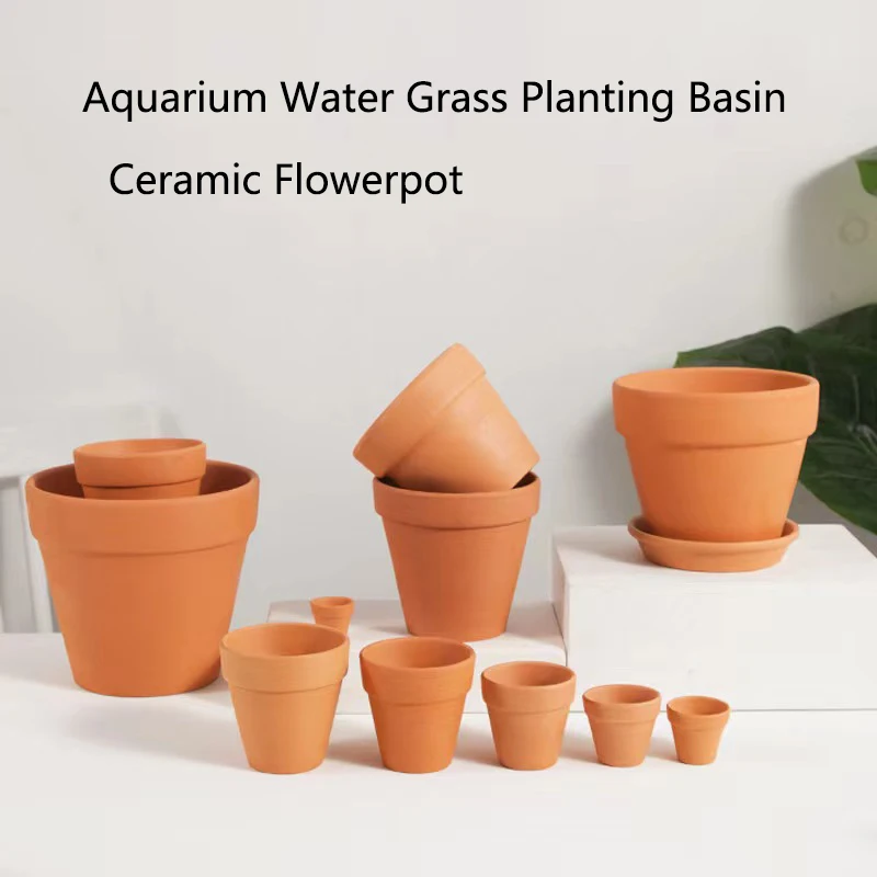 Lama vermelha decoração do aqu - Plant Aquarium Pot avaliação e preço