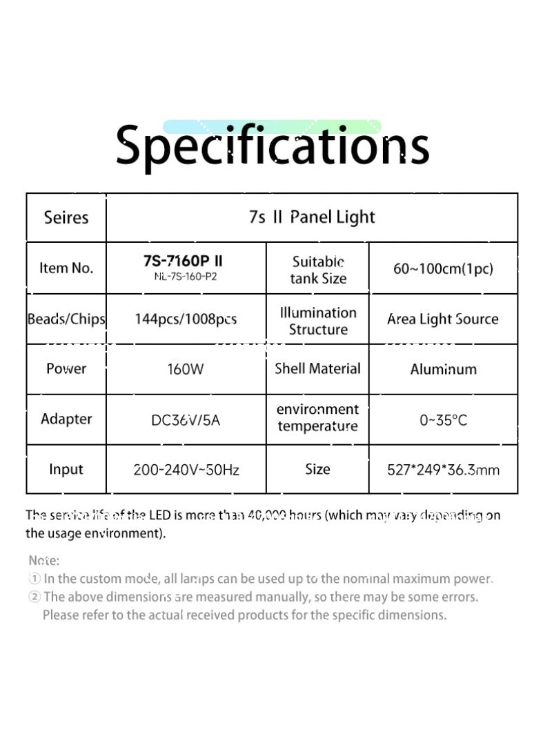 Luz LED para Aquário 160W RGB  - Planted Tank avaliação e preço