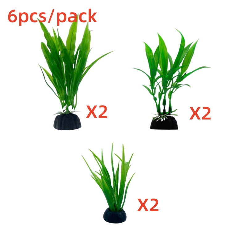 Plantas artificiais verdes do  - Live Plant Aquarium avaliação e preço